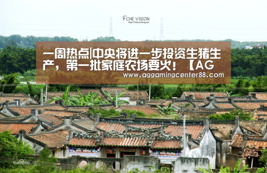 一周热点|中央将进一步投资生猪生产,第一批家庭农场要火!【AG百家乐】(图4) AG入口